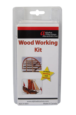 Alpha Abrasives Wood Working & Finishing Kit - #0001