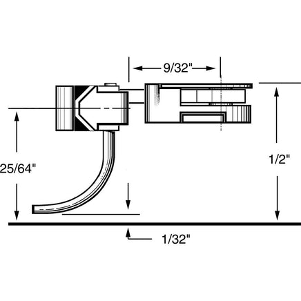 32 HO Scale 30-Series Plastic Couplers with Gearboxes - Medium (9/32") Overset Shank