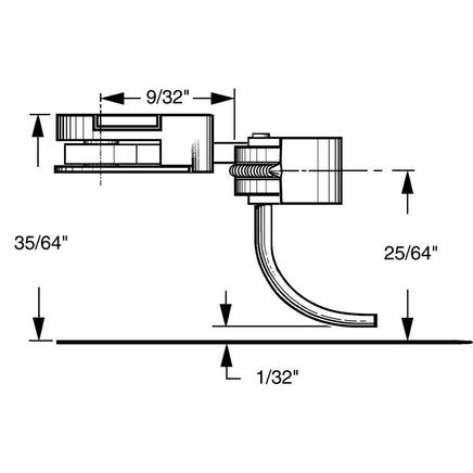 32 HO Scale 30-Series Plastic Couplers with Gearboxes - Medium (9/32") Overset Shank