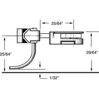 36 HO Scale 30-Series Plastic Couplers with Gearboxes - Long (25/64") Centerset Shank