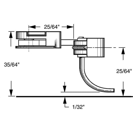 #39 HO Scale 30-Series Plastic Couplers with Gearboxes - Long (25/64") Overset Shank
