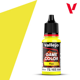 Vallejo 18ml Fluorescent Yellow - 72103