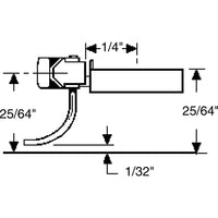 144 HO Scale 140-Series Whisker® Metal Couplers with Gearboxes - Short (1/4") Underset Shank