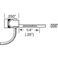 144 HO Scale 140-Series Whisker® Metal Couplers with Gearboxes - Short (1/4") Underset Shank