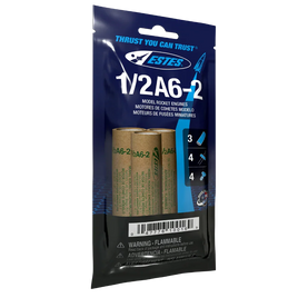 Estes Rockets 1/2A6-2 Engines - MPM Hobbies