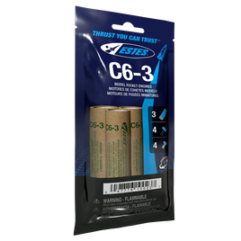 Estes Rockets C6-3 Engines - MPM Hobbies