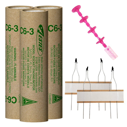 Estes Rockets C6-3 Engines - MPM Hobbies