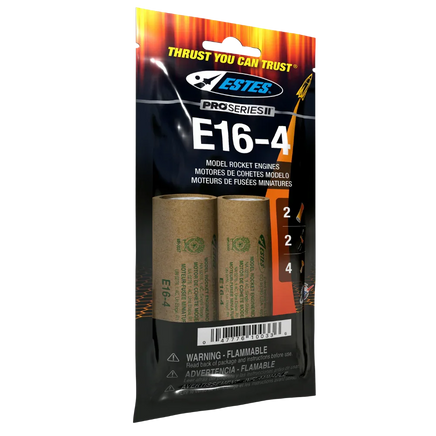 Estes Rockets E16-4 Engines (29 mm) - MPM Hobbies