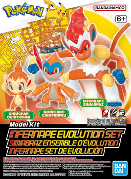 Pokemon Series 7 Infernape Evolution Set Model Kit