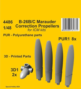 1/48 CMK B-26B/C Marauder Correction Propellers / for ICM kit