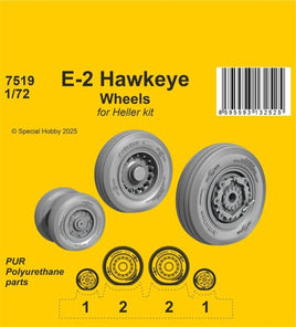 1/72 CMK E-2 Hawkeye Wheels / for Heller kit