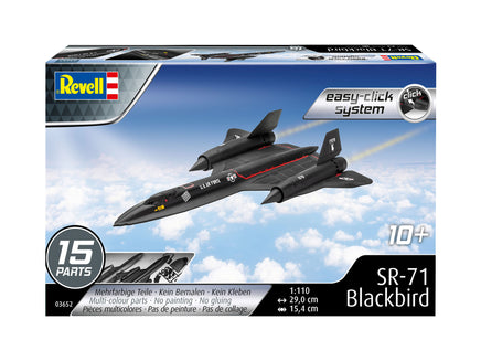 1/110 Revell Germany Lockheed SR-71 Blackbird Easy-Click System 3652