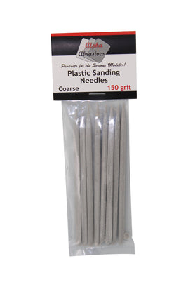 Alpha Abrasives Gray Coarse Grit Plastic Sanding Needle - 0401