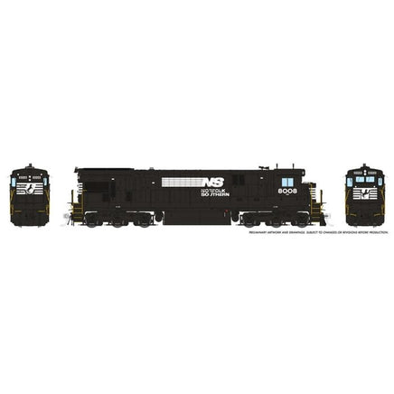 HO Rapido Trains C30-7 (DC/DCC/Sound): Norfolk Southern: #8008