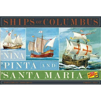 1/144 Lindberg Nina, Pinta & Santa Maria Sailing Ships (3 Kits) 223 - MPM Hobbies