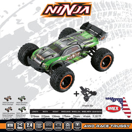 1/16 IMEX Ninja Brushless RTR 4WD Truggy - Green 19025G - MPM Hobbies