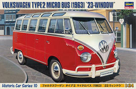 1/24 Hasegawa Volkswagen Type 2 Micro Bus (1963) “23-Window” 21210 - MPM Hobbies