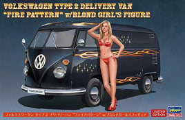 1/24 Hasegawa Volkswagen Type 2 Van Fire Pattern w/Girl 52264 - MPM Hobbies
