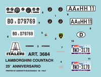 1/24 Italeri Lamborghini Countach 25th Anniversary 3684 - MPM Hobbies
