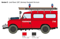 1/24 Italeri Land Rover Fire Truck 3660 - MPM Hobbies