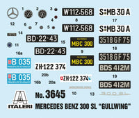 1/24 Italeri Mercedes Benz 300 SL Gullwing 3645 - MPM Hobbies