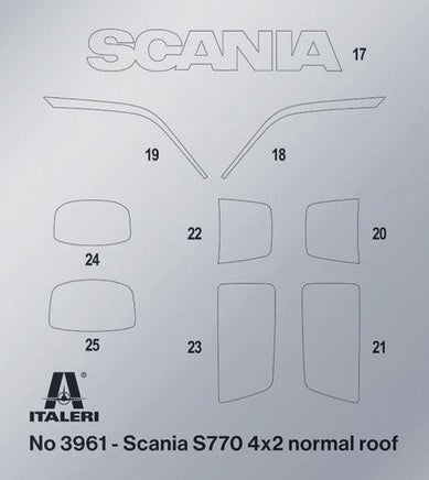 1/24 Italeri Scania S770 4x2 Normal Roof 3961 - MPM Hobbies