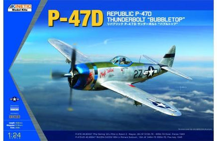1/24 Kinetic P-47D BUBBLE TOP 3207 - MPM Hobbies