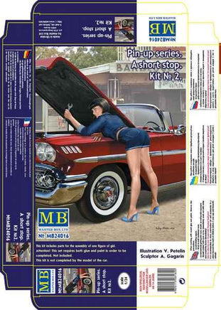 1/24 Master Box - A Short Stop Pin-Up Girl 24016 - MPM Hobbies