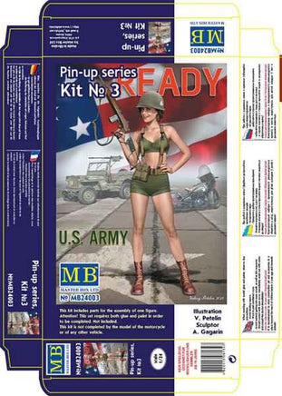 1/24 Master Box - Alice US Army Pin-Up 24003 - MPM Hobbies