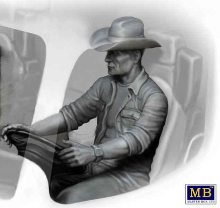1/24 Master Box - Mike Barrington Trucker Sitting 24044 - MPM Hobbies