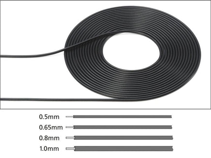 1/24 Tamiya Cable (Outer Dia 0.65mm/Black) 12676 - MPM Hobbies