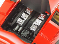 1/24 Tamiya Lamborghini Countach LP500s - Red Body w/Clear Coat 25419 - MPM Hobbies