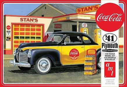 1/25 AMT 1941 Plymouth Coupe Coca-Cola 1197 - MPM Hobbies