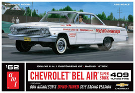 1/25 AMT 1962 Chevy Bel Air Super Stock Don Nicholson 1283 - MPM Hobbies