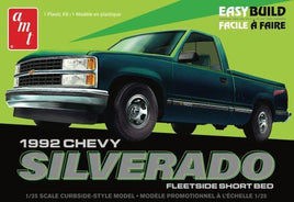 1/25 AMT 1992 Chevrolet Silverado Shortbed Fleetside Pickup Easy Build 1408 - MPM Hobbies