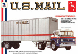 1/25 AMT Ford C600 US Mail Truck w/Trailer 1326 - MPM Hobbies