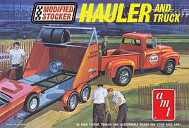 1/25 AMT Gulf 1953 Ford Truck w/Modified Stocker Hauler 1310 - MPM Hobbies