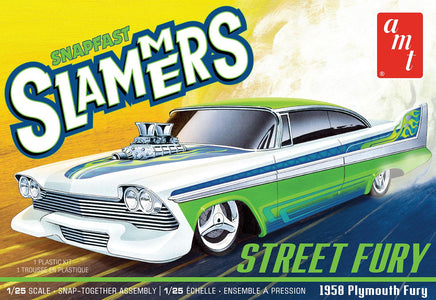 1/25 AMT Street Fury 1958 Plymouth – Slammers Snap 1226 - MPM Hobbies