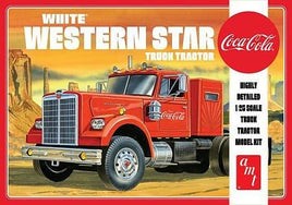 1/25 AMT White Western Star Semi Tractor, Coca-Cola 1160.
