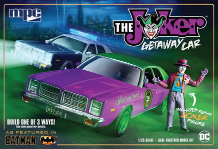 1/25 MPC Batman Joker Getaway Car 1978 w/Joker Figure 890 - MPM Hobbies