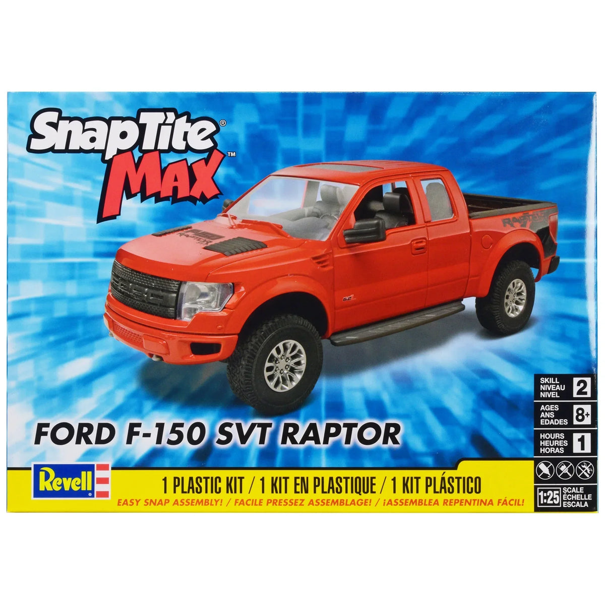 1/25 RevellMonogram 2013 Ford Raptor Snap Tite 1233 MPM Hobbies