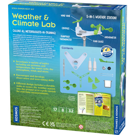 Thames & Kosmos Weather & Climate Lab 5-in-1 STEM Experiment Kit 550049