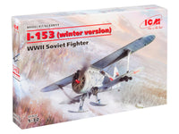 1/32 ICM I-153 (Winter Version) WWII Soviet Fighter 32011 - MPM Hobbies