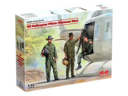 1/32 ICM US Helicopter Pilots (Vietnam War) 32114 - MPM Hobbies