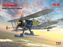 1/32 ICM WWII Swedish Fighter J-8 Gladiator 32044 - MPM Hobbies