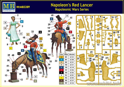 1/32 Master Box - Napoleon's Red Lancer 3209 - MPM Hobbies