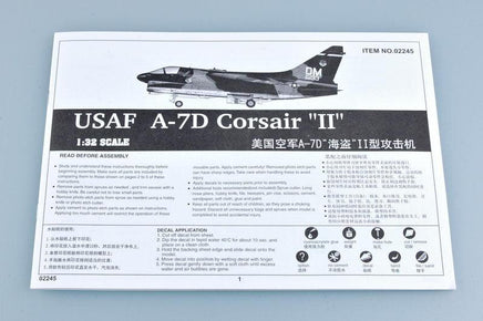 1/32 Trumpeter USAF A-7D Corsair II 02245 - MPM Hobbies