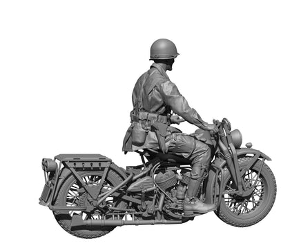 1/16 H3 Model WWII US para "Ironhorse rider" Inclde Bike 16107