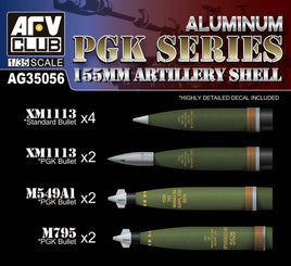 1/35 AFV 155mm artillery shell PGK series AG35056 - MPM Hobbies