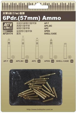 1/35 AFV 6 Pdr.(57mm) Ammo AF35174 - MPM Hobbies